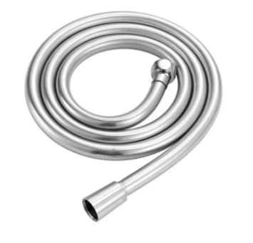 PVC Shower Hose Silver (180cm)1.80m/Italy.5 Years Warranty