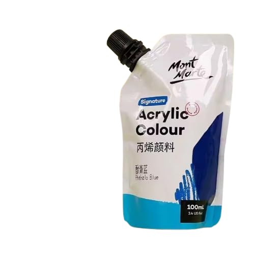 انبوبة اكريليك سائل 100 ملى مون مارتي Phthalo Blue