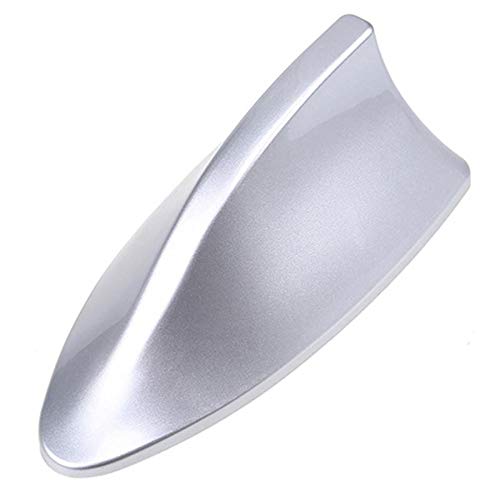 Car Shark Fin Antenna Auto Radio Signal Aerials Roof Antennas for Car Styling Silver