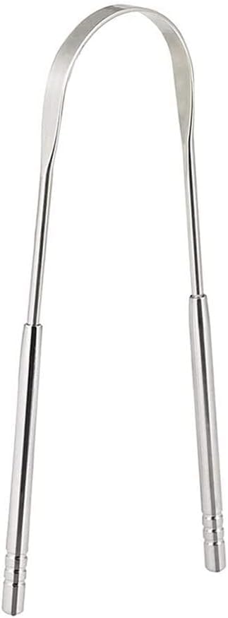 Stainless Steel Tongue Scraper for Fresh Breath – Durable Rust-Resistant Oral Cleaner for Removing Buildup & Supporting Daily Hygiene