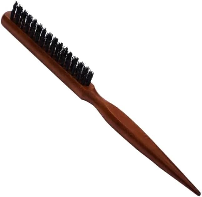 Hair Brush - For Baby Hair, Wooden Handle For Hair Styling Baby Hair, Beard Daily Hair Care, Brown