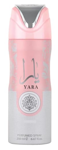 Yara Perfumed Body Spray 200ml - Luxurious Vanilla, Musk & Sandalwood
