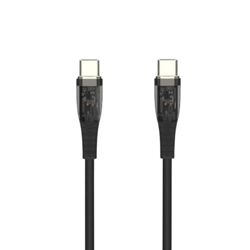 G-Power GP-C34 (USB-C to USB-C) 65W Fast Charging Cable, Compatible With iPhone 15 series, Samsung Galaxy and Note series, and Google Pixel phones, 1.2M - Black