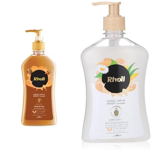 Rivoli Hand Wash Aud 450 ml and Rivoli Hand Wash White 450 ml