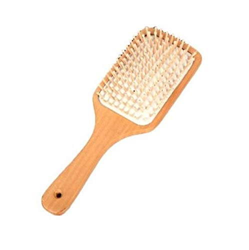 Keratin Oil Infused Natural Wooden Massage Hair paddle Brush /Beauty SPA Massage Massage Comb/Big Size Hair Detangler Brush Improve Hair Growth
