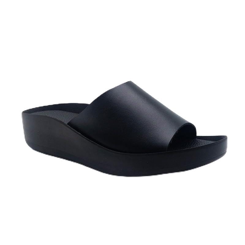 She Footwear Genuine Leather Slipper