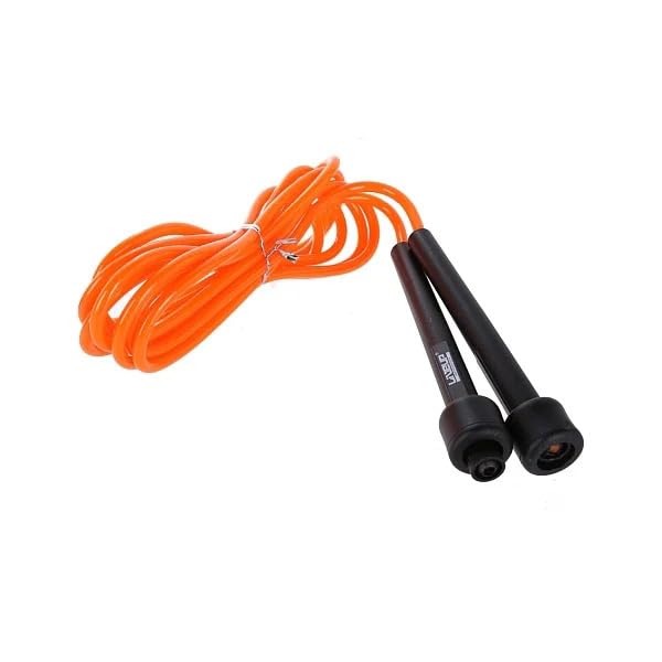 Adjustable Jump Rope with Plastic Handles, 3 Metre Cable, Exercise and Fitness Equipment, LS3115
