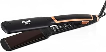 HG-380 Ceramic Flat Iron Hair Straightener 800°F Fast Heating 360° Swivel Cord for Curly and Straight Hair