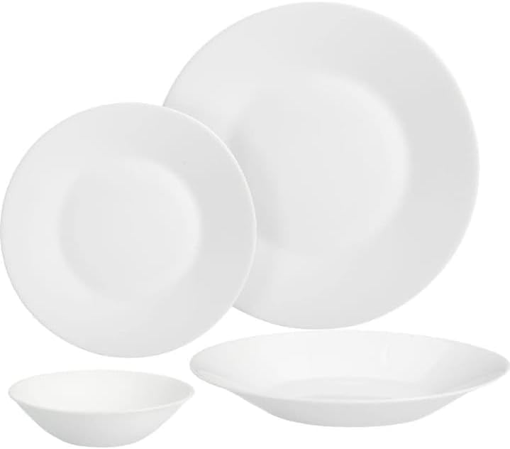 Dinner Set, 24 Pieces - White Le Menar K