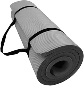 High Quality Yoga Mat with Carrying Strap, Made of High Density Foam, Non Slip, 10mm Thickness, Multiple Colors Available