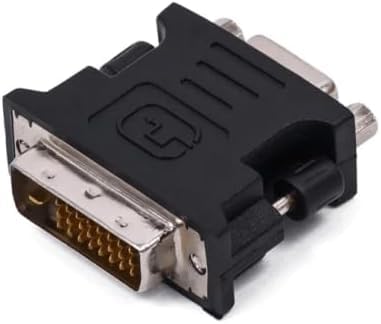 DVI-I Male to VGA Female Adapter, 1080p Full HD Dual Link 24+5 Pin DVI to VGA Video Converter Coupler for PC Computer Desktop, Laptop, Graphics Card, and Monitor