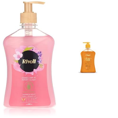 Rivoli Hand Wash Rose 450 ml and Rivoli Hand Wash Star 450 ml