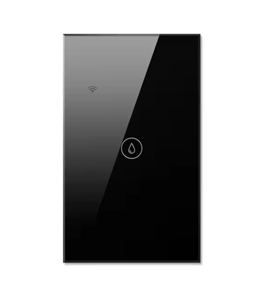 Smart Kettle Switch Black Color Multifunction WiFi + RF - 40A Multifunctional Smart Water Heater Switch
