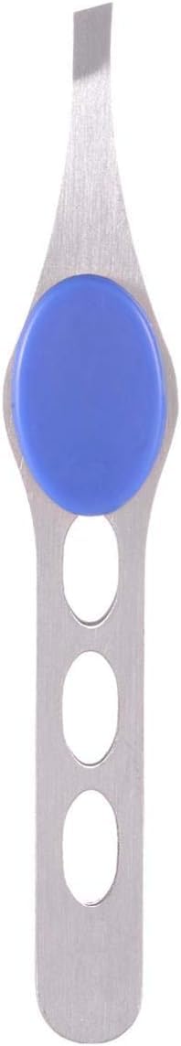 Stainless Steel Eyebrow Tweezers โ Slant Tip Hair Removal Tool for Facial, Eyebrow & Splinter Grooming