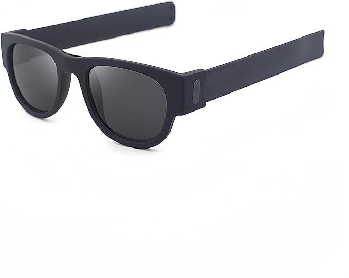 Foldable Sunglasses for Kids and Adults - UV Protection, Lightweight and Adjustable Design, Convenient for Daily Use and Easy Storage