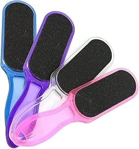 Foot File, Double-Sided Pedicure Tool, Colossal for Men & Women, Effective for Cracked Heel, Callus Remover, Foot Scrubber, Professional (MULTICOLOR)