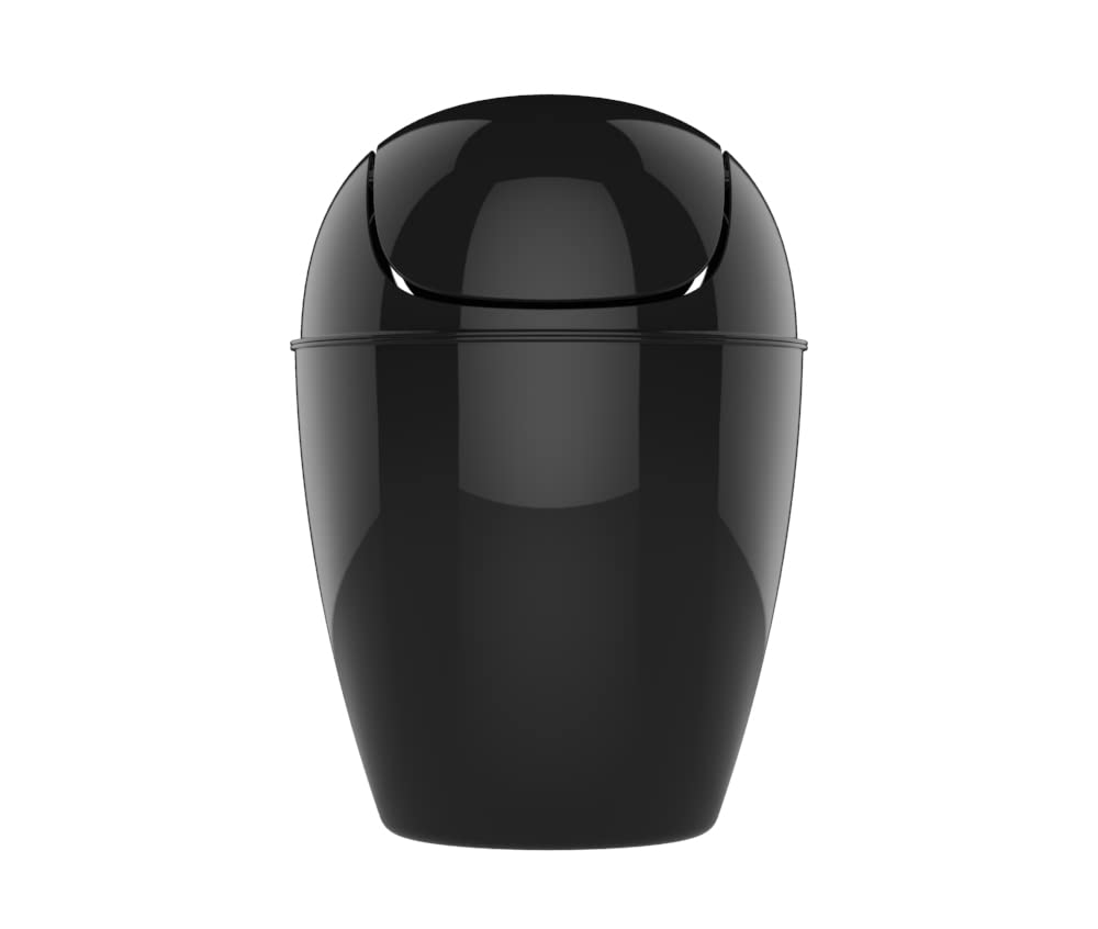 M-Design Tidy Casa Bin, 12 Liters - Black