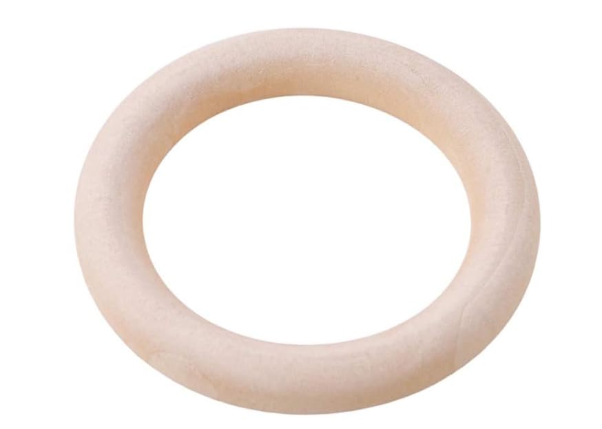 Portal Wooden Craft Rings Wooden Ring 1Piece Present Supports Circles Wooded Colours Circular Original Colour Decorative Round.