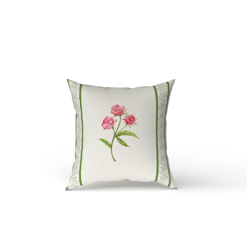 ART MOOD HOME Azure Cushion Cover Cotton-Like White*Pink*Green 40W * 40L CM