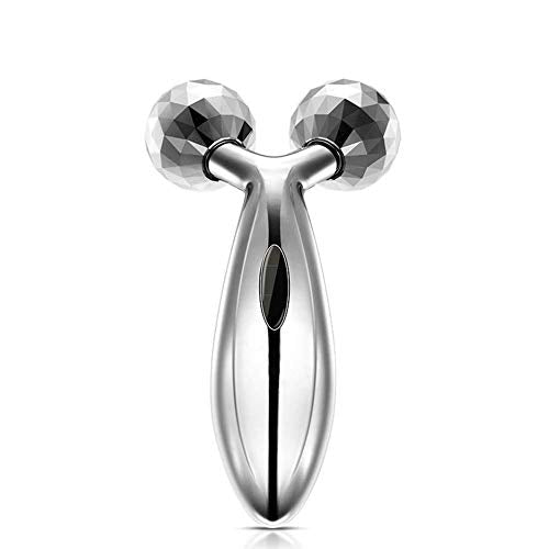 one year warranty_3D Manual Roller Face-lifting Massager Stainless steel Shaping Firming Beauty Massage Instrument Face-lifting artifact Facial Massager Tools56972