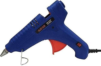 Mini Electric Glue Gun - Fast Heating and Strong Adhesive for DIY Crafts Blue