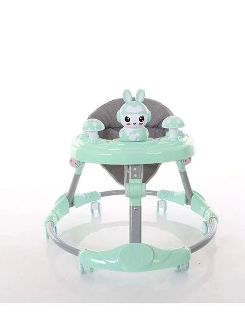 Walkerr with Easy Fold Frame for Storage, Ages 6 Month Multicolor BY HAPPY KIDDO (green)