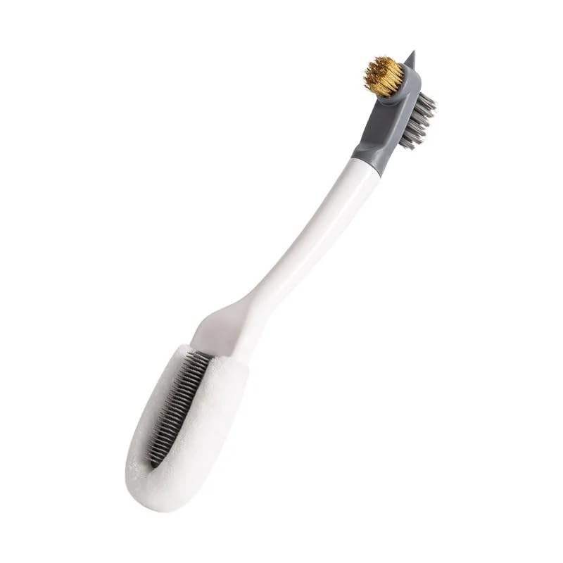Next store Double Head Shoe Cleaning Brush - Long Handle Design with Soft Bristles Does Not Harm Shoes