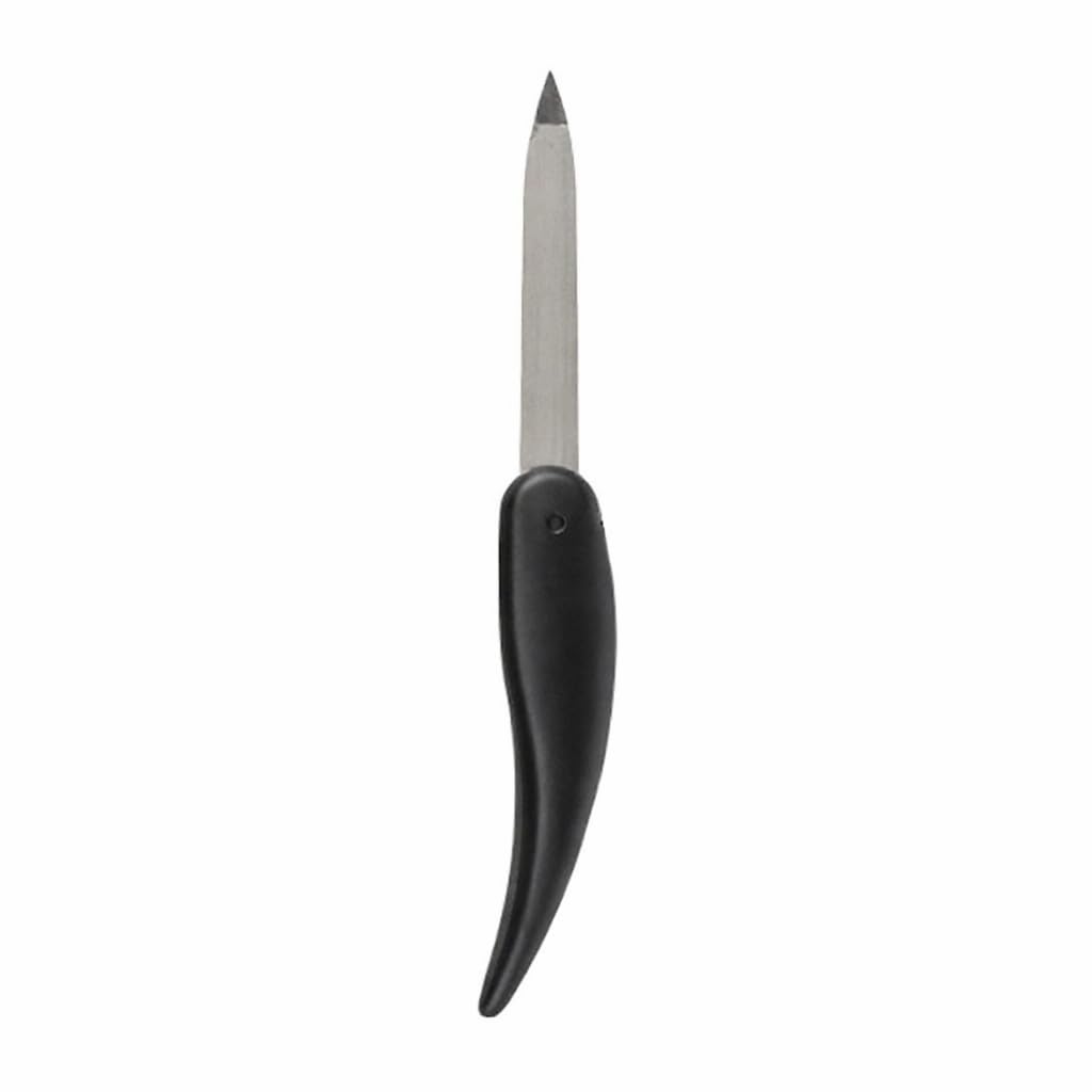 Professional Nail File with Ergonomic Handle, Precision Metal Nail Shaping Tool for Manicure and Pedicure, Reusable Fingernail and Toenail Grooming File for Home and Salon Use
