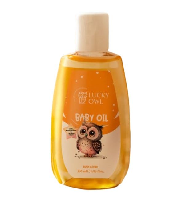 Lucky Owl Body and Hair Baby Oil 100 ml