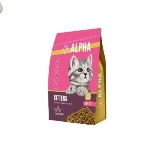 Alpha Premium Kitten Dry Food, Complete Nutrition Cat Food, 1kg FROM PETS ZONE