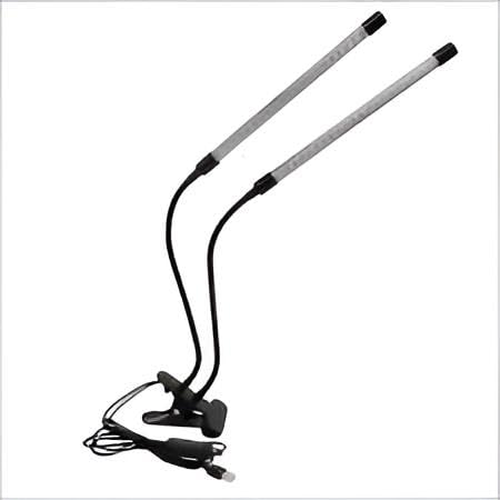 Tube Light - Dimmable Double Head LED Grow Lamp with Clip for Indoor Plant Care, Greenhouse Farming, and Enhancing Photosynthesis Effectively