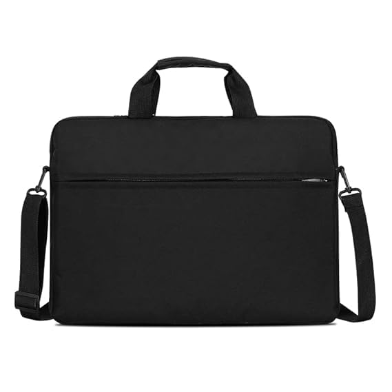 Laptop Shoulder Crossbody Bag 12-15.6 Inch - Scratch-Resistant Oxford Fabric - Water-Resistant and Durable - with Shoulder Strap