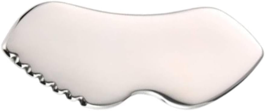 Stainless Steel Gua Sha Facial Tool – Upgrade Metal Massage Scraper for Face, Body, Eyes & Neck – Improve Skin Appearance, Relieve Muscle Tension, Improve Circulation, Self-Care Tool