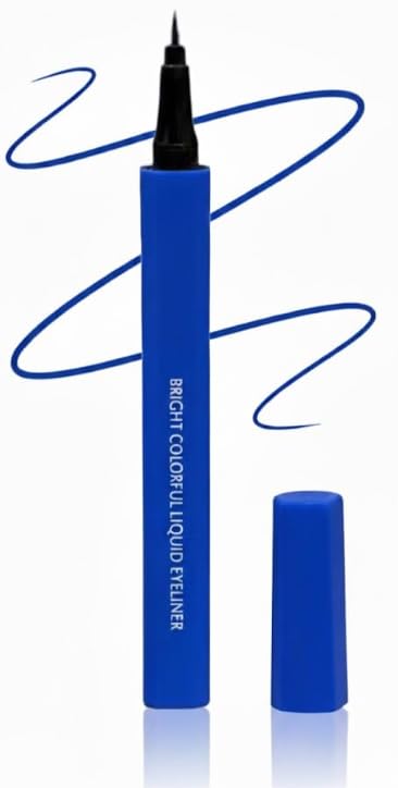 Eyeliner Pencil Liquid Waterproof Quick Drying Long Lasting Eye Makeup Color Eyeliner Pen Smudgeproof Longwearing With Ultra-Fine Tip -BLUE