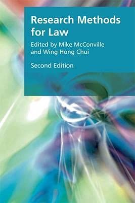Research Methods For Law (Research Methods For The Arts And Humanities) By,,, Mike Mcconville, Wing Hong E. Chui