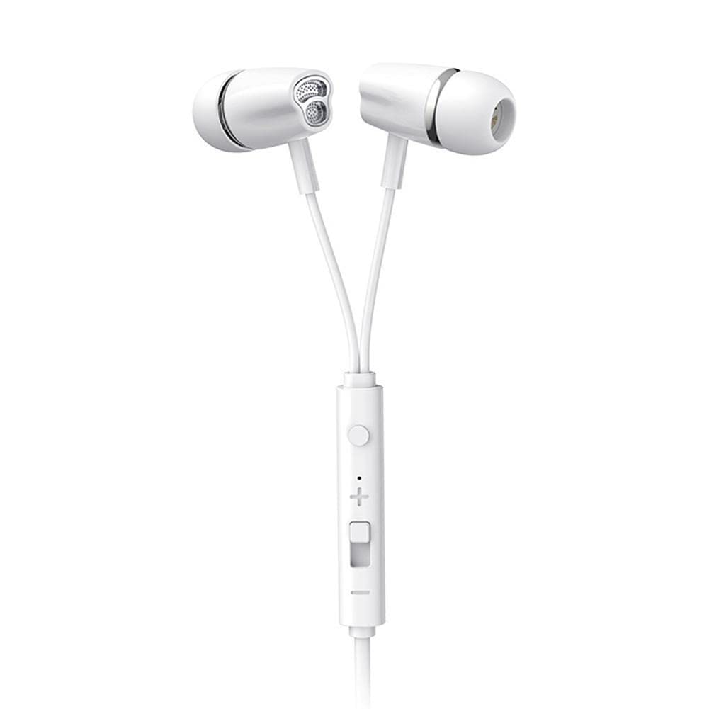 Joyroom JR-EL114 In-ear Wired Earphone-White Headphones Headset Wired