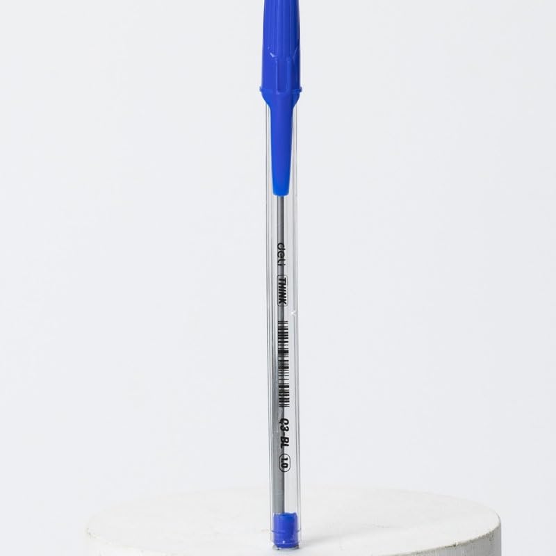 EQ3-BL #Ball Point Pen #Bullet tip:1.0mm; Blue Ink #BLUE - Pack (12 PCS)