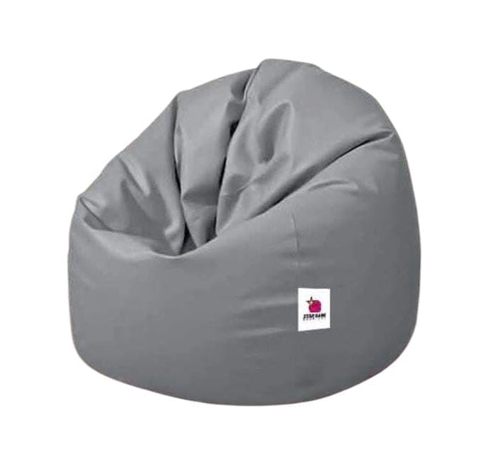 Star Bags Water Proof Relaxing Pouf Chair Bean Bag - XL Size 80 * 70 cm - Grey