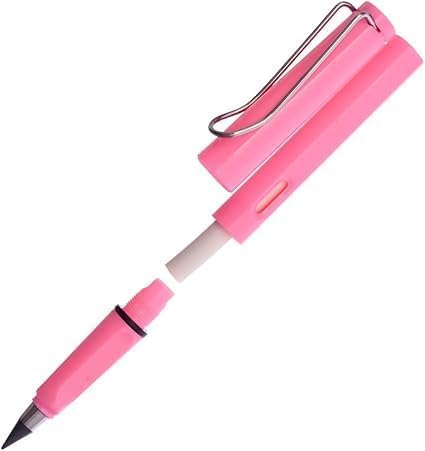 Mechanical Pencil Pink, 15 cm, Refillable, for Writing and Drawing