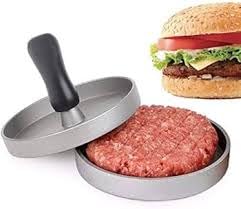 Lux Single Metal Burger Press – Professional Smash Burger – Even Burger Pressure for Perfect Leveling – Durable and Easy to Use Design for Home & Restaurant
