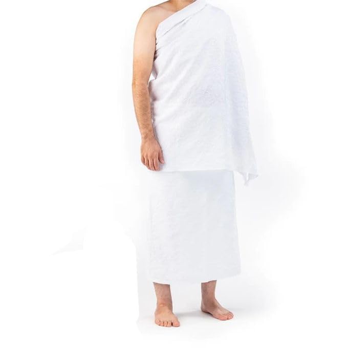 Ihram Clothing for Hajj and Umra - Unisex Adult Males - Religious Event Participants
