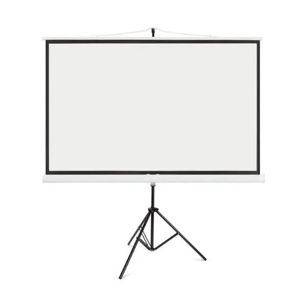 windon Portable Projector Screen with Tripod Stand, White size 180 * 180cm