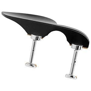 Guarneri 3/4-4/4 Violin Chinrest - Ebony with Hill Bracket