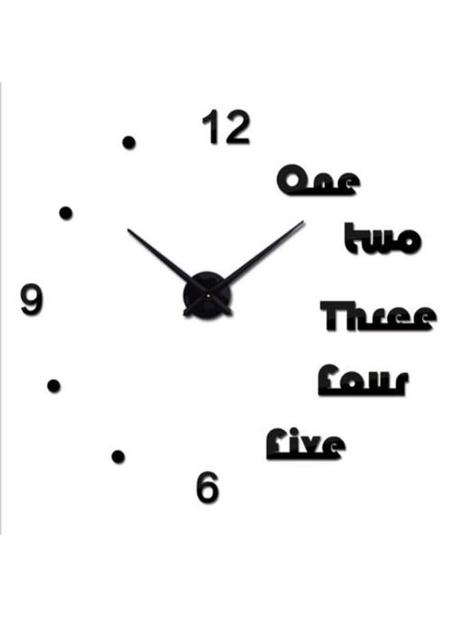 Gallery DIY 3D Frameless Wall Clock