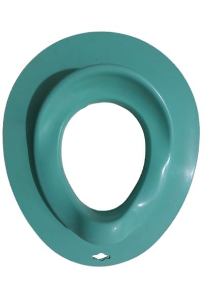 Sideli Toilet Saddle (Strong Plastic Cute Design Potty Training Seat Mint Green Shape 1)