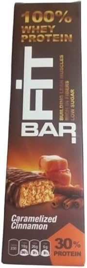 Fit Bar Protein Bar Caramel and Cinnamon