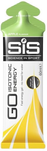 Science in Sport Energy Gel Pack, SIS Isotonic Energy Gel, 22g Fast Acting Carbs, Performance & Endurance Gels, Apple Flavor 60 ml 6X60 Pack Of 6