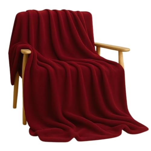 Snooze, Double face Light blanket, 130 * 180 cm, Burgundy*off-white