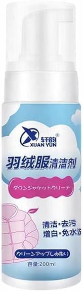 Volura Dry Foam Cleaner for Feather Clothes and White Shoes, Removes Stain Without Washing, 200 ml