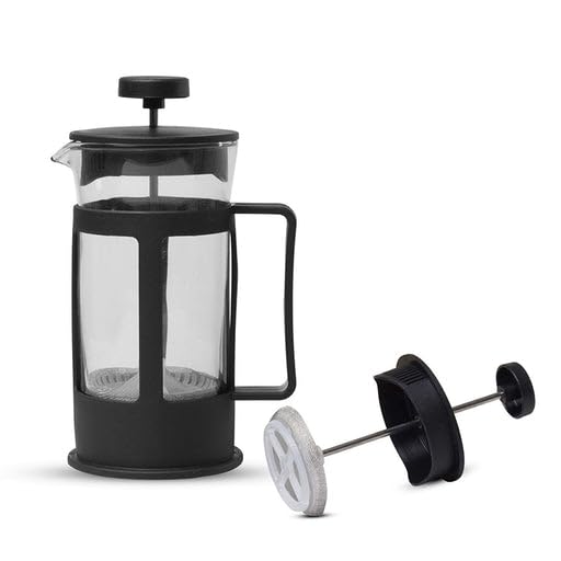 Press Cup 600 ml, Premium Quality Material with Stainless Strainer, Coffee Cup, Milk Foam Cup for Lites, Ice Coffee Generic